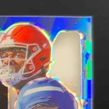 2023 Leaf Metal Draft Anthony Richardson First Round Bound Auto Crystal Blue 1/1 - Sports Cards