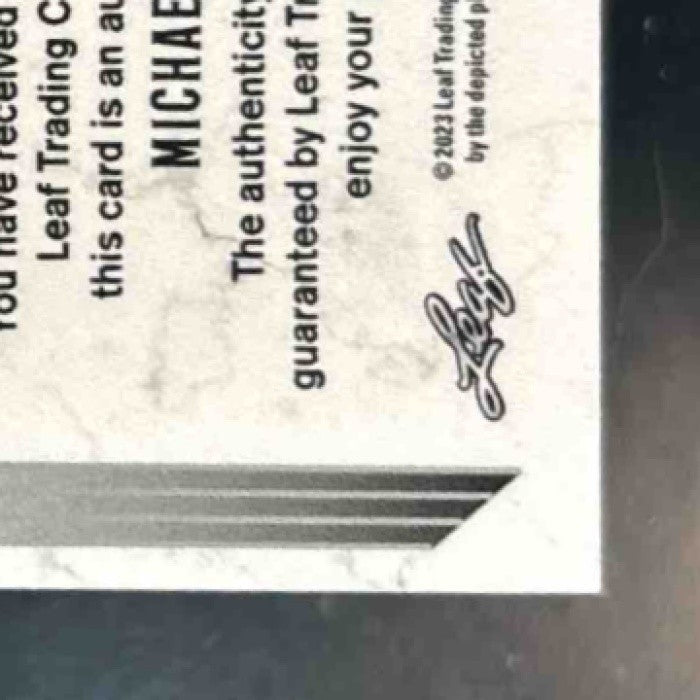 2023 Leaf Metal Michael Harris II ’Noble’ Auto /3 #N-MH1 RC - Sports Cards