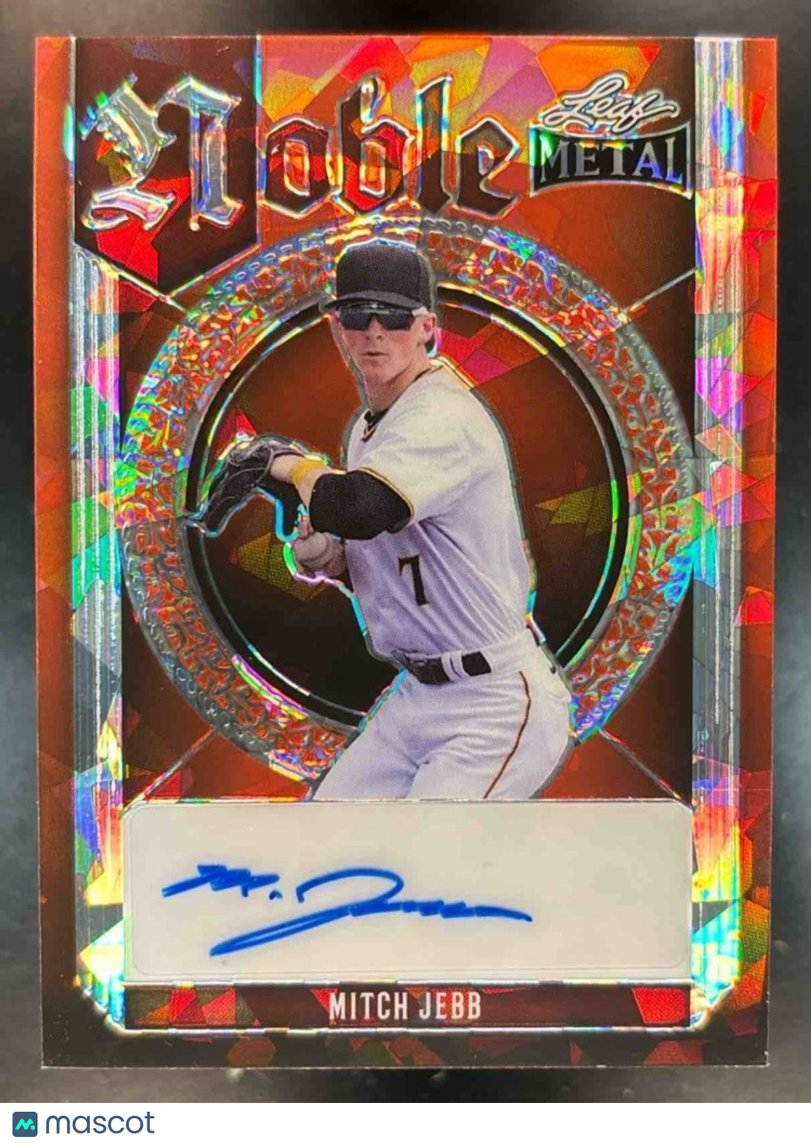 2023 Leaf Metal Mitch Jebb Noble Auto /2 #N-MJ1 - Sports Cards