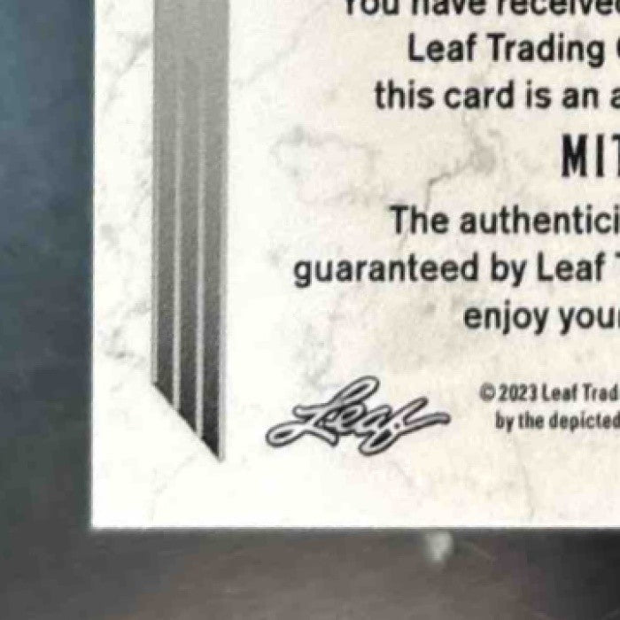 2023 Leaf Metal Mitch Jebb Noble Auto /2 #N-MJ1 - Sports Cards