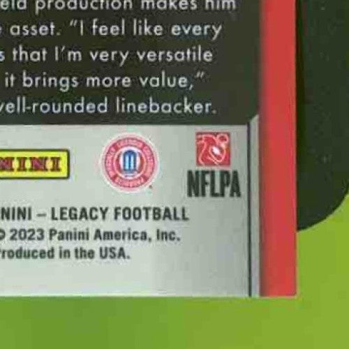 2023 Legacy Trenton Simpson Premium Edition Diamond Mini 5/5 #184 RC Tigers - Sports Cards