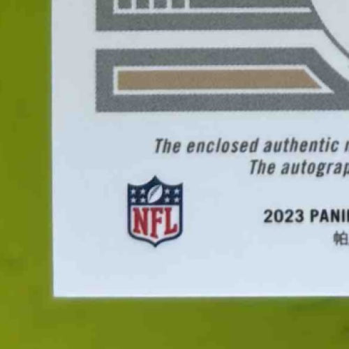 2023 National Treasures Jake Haener Rookie Material Signatures RPS 7/99 Auto - Sports Cards