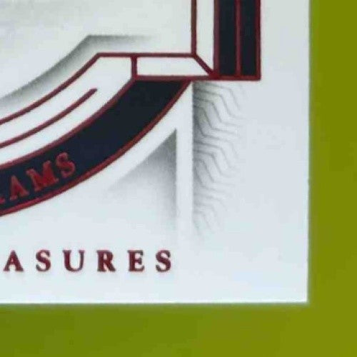 2023 National Treasures Javonte Williams Jersey Number Red /33 #29 Denver Bronco - Sports Cards