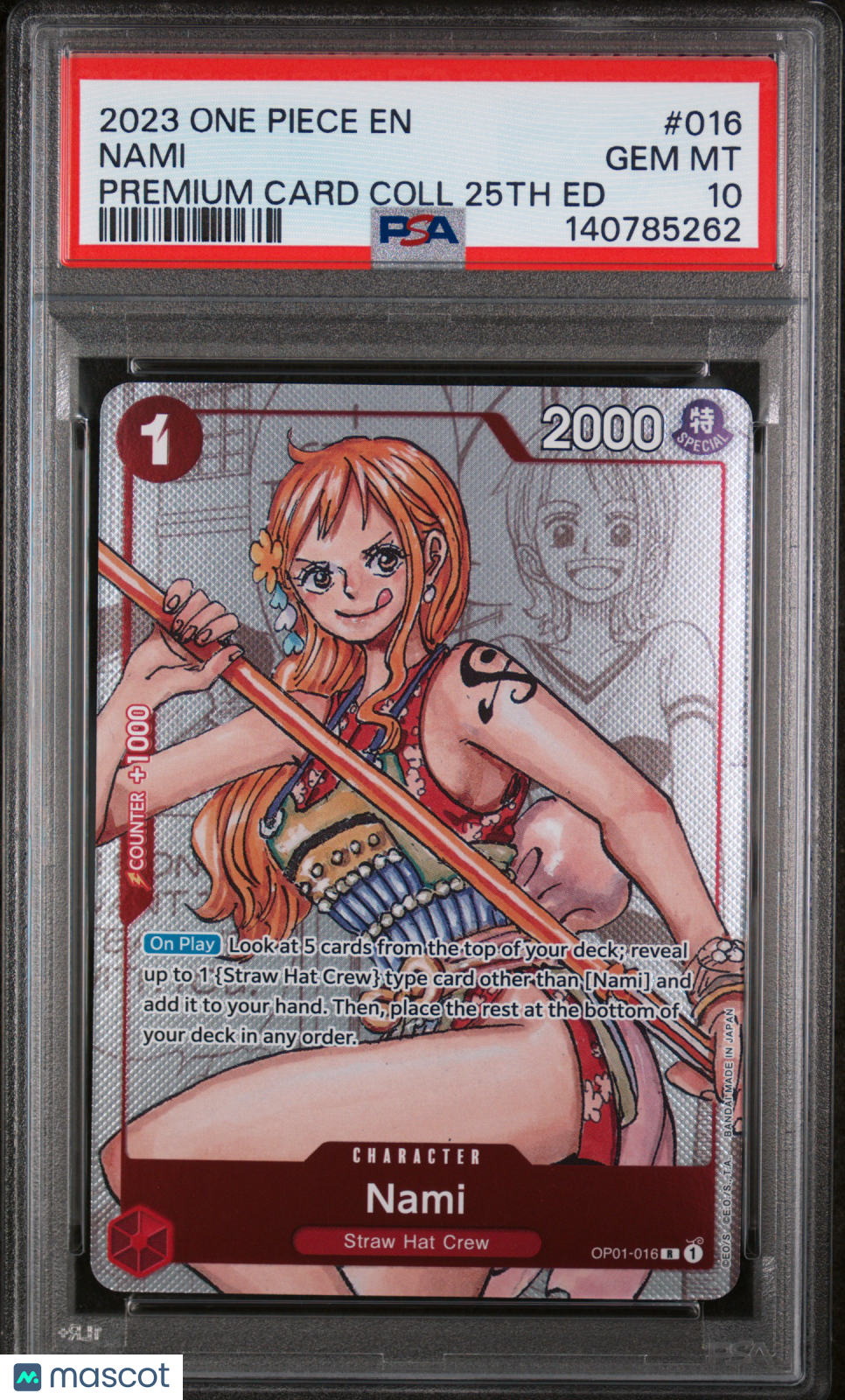 2023 One Piece Premium Bandai 25th Edition Nami #016