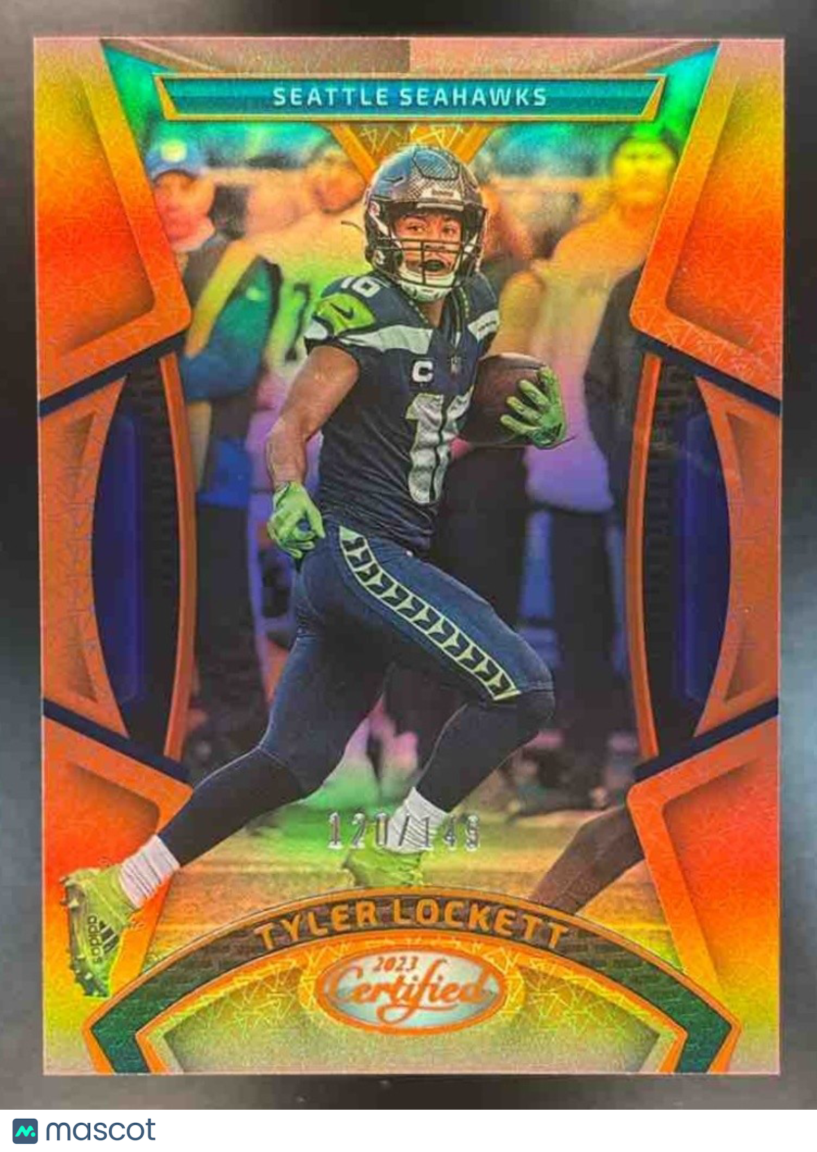 2023 Panini Certified Tyler Lockett Orange Mirror /149 #97 Seattle Seahawks - Sports Cards