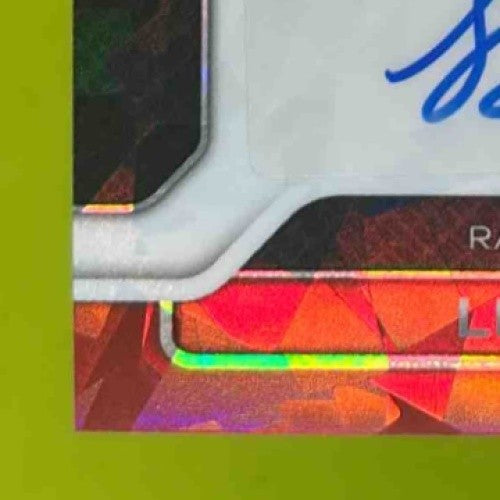 2023 Panini Chronicles Draft Picks Levi Lewis 2022 Prizm Signatures Red Ice - Sports Cards