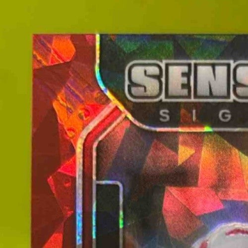 2023 Panini Chronicles Draft Picks Levi Lewis 2022 Prizm Signatures Red Ice - Sports Cards