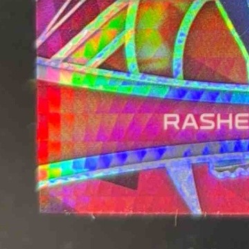 2023 Panini Chronicles Draft Picks Rashee Rice Spectra Neon Pink 59/75 #42 RC - Sports Cards