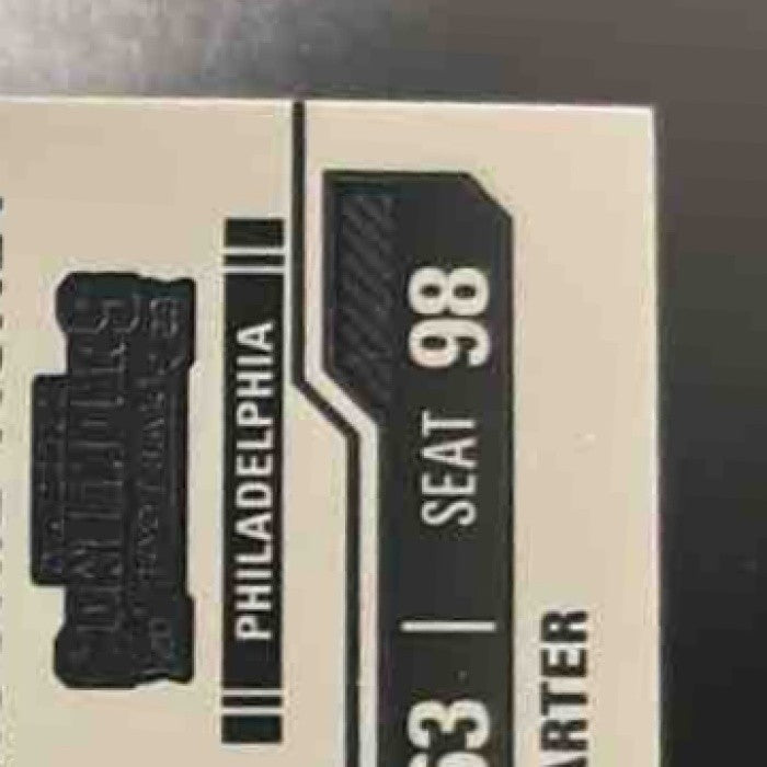 2023 Panini Contenders Jalen Carter Rookie Ticket Swatches Variations RC Eagles - Sports Cards