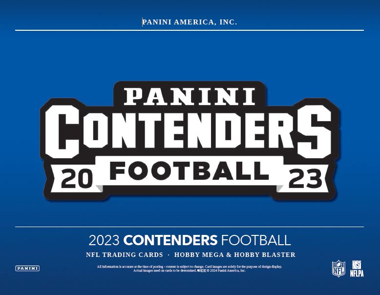 2023 Panini Contenders ROYAL BLUE HOBBY Blaster Box (1 Auto or 1 Rookie Ticket Swatch) 40 Cards - NFL Blaster