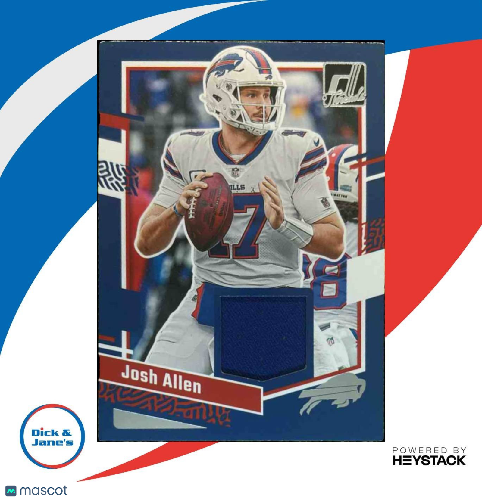2023 Panini Donruss Josh Allen Threads #DTH-JA MEM Buffalo Bills - Sports Cards
