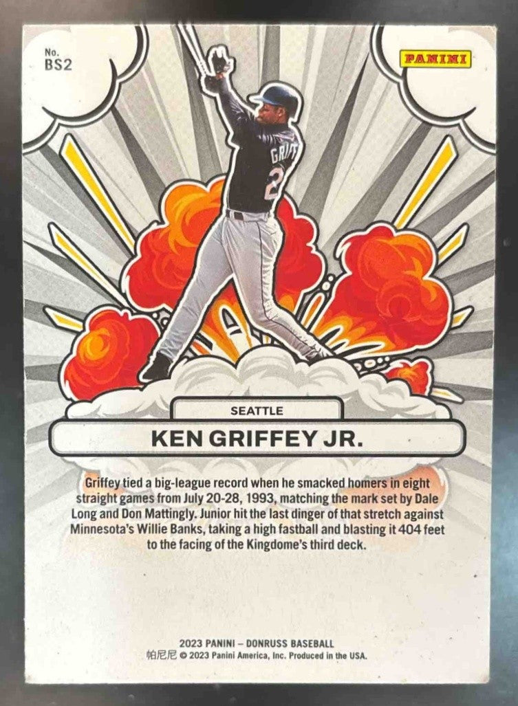 2023 Panini Donruss Ken Griffey Jr. Bomb Squad Vector #BS2 Seattle Mariners - Sports Cards
