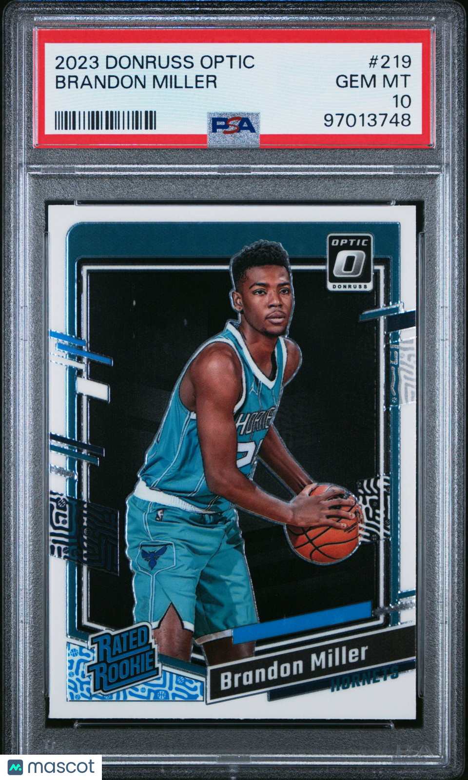 2023 Panini Donruss Optic Brandon Miller #219 PSA 10 - Graded Sports Cards