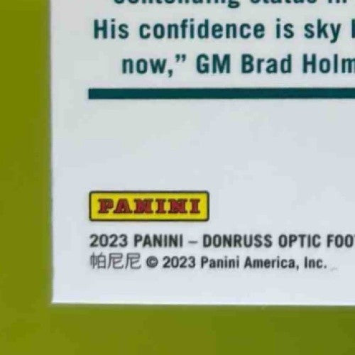 2023 Panini Donruss Optic Jared Goff Mythical #2 Detroit Lions - Sports Cards