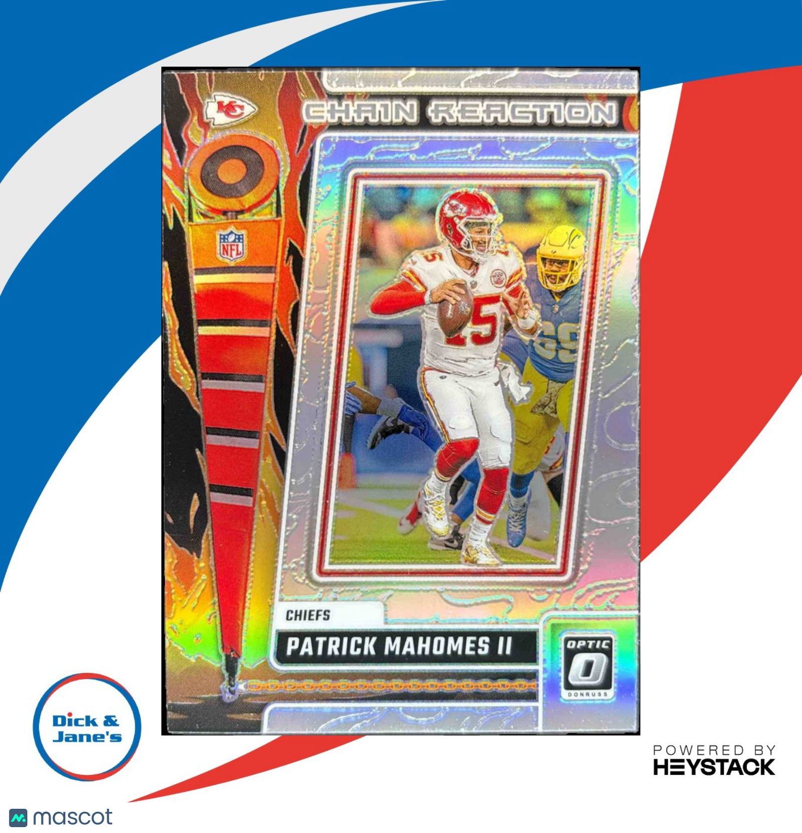 2023 Panini Donruss Optic Patrick Mahomes II Chain Reaction Kansas City Chiefs - Sports Cards