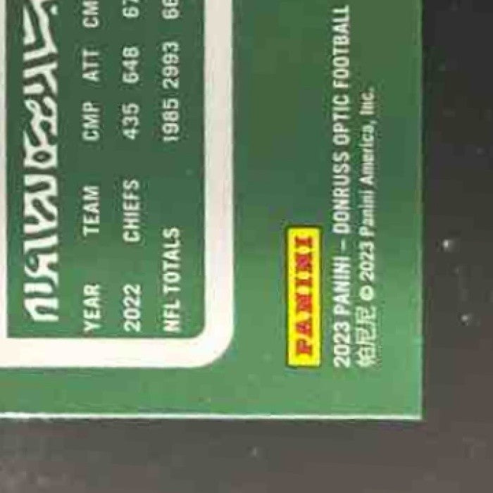 2023 Panini Donruss Optic Patrick Mahomes II Holo Prizm #93 Kansas City Chiefs - Sports Cards