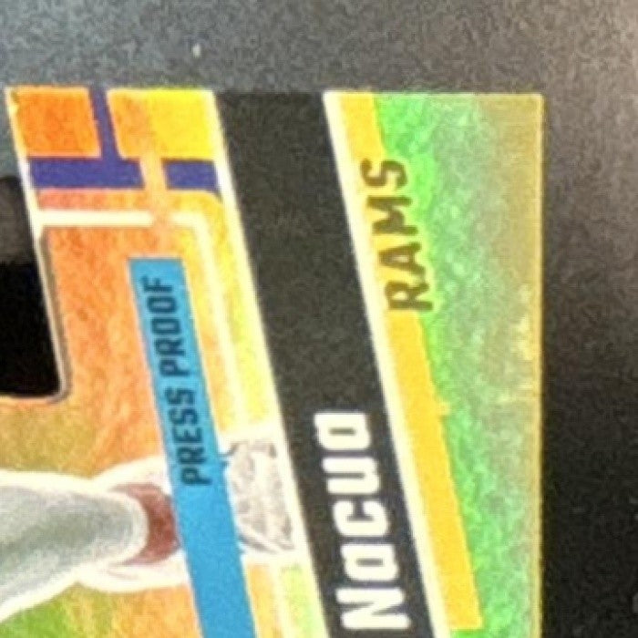 2023 Panini Donruss Puka Nacua Gold Die Cut /25 #357 RC Los Angeles Rams - Sports Cards