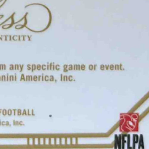 2023 Panini Flawless Kellen Winslow Patch Auto 03/25 San Diego Chargers - Sports Cards