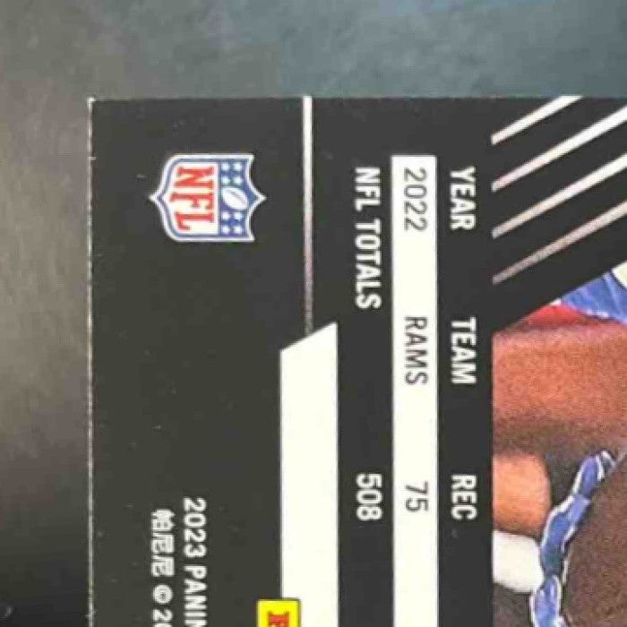 2023 Panini Limited Cooper Kupp Emerald Spotlight /10 #63 Los Angeles Rams - Sports Cards