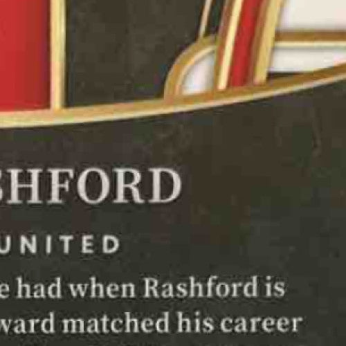 2023 Panini Marcus Rashford Pink Mojo Prizm /325 #166 Mezzanine Manchester - Sports Cards