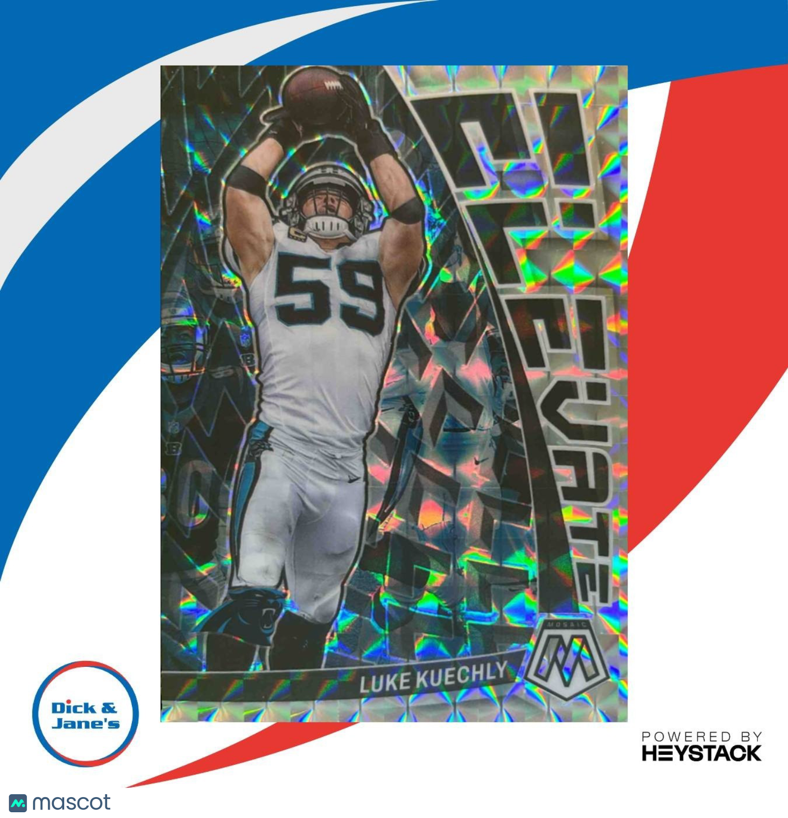 2023 Panini Mosaic Luke Kuechly Elevate Genesis #E-LK Carolina Panthers - Sports Cards