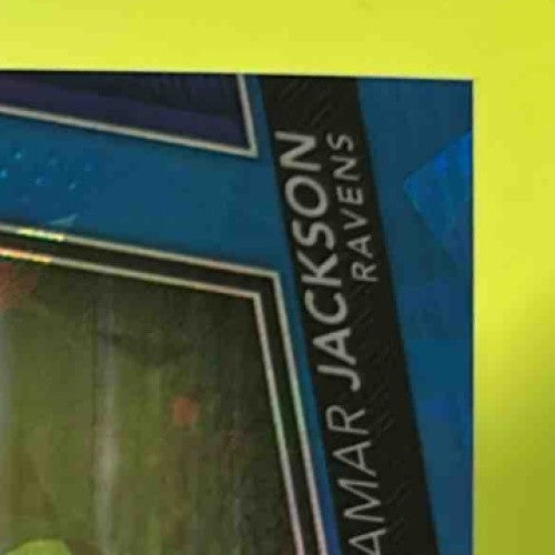 2023 Panini National Convention VIP Lamar Jackson Blue Sparkle 52/149 #9 Ravens - Sports Cards