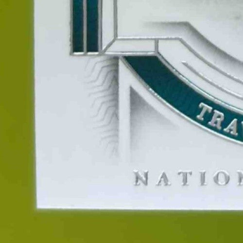 2023 Panini National Treasures Travis Etienne Jr. 11/99 #47 Jacksonville Jaguars - Sports Cards