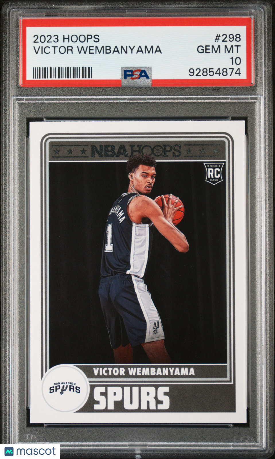 2023 Panini NBA Hoops Victor Wembanyama #298 PSA 10 - Graded Sports Cards