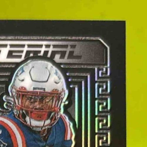 2023 Panini Obsidian Rhamondre Stevenson Matrix Material Auto /199 Patriots - Sports Cards