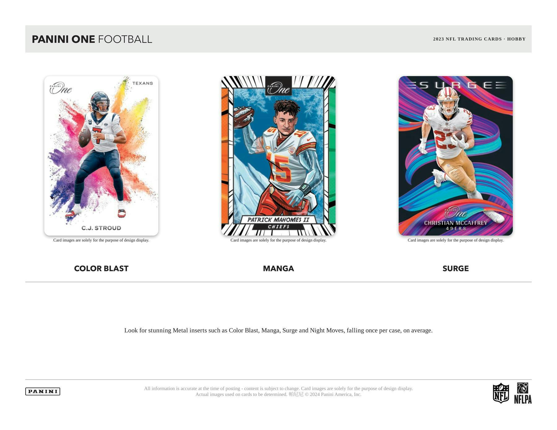 2023 Panini One Football Hobby Box (1 Auto or Mem) - NFL Hobby Box