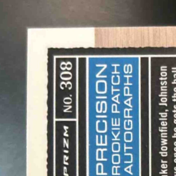 2023 Panini One Quentin Johnston Blue /75 #308 Rookie Patch Auto MEM RC Chargers - Sports Cards