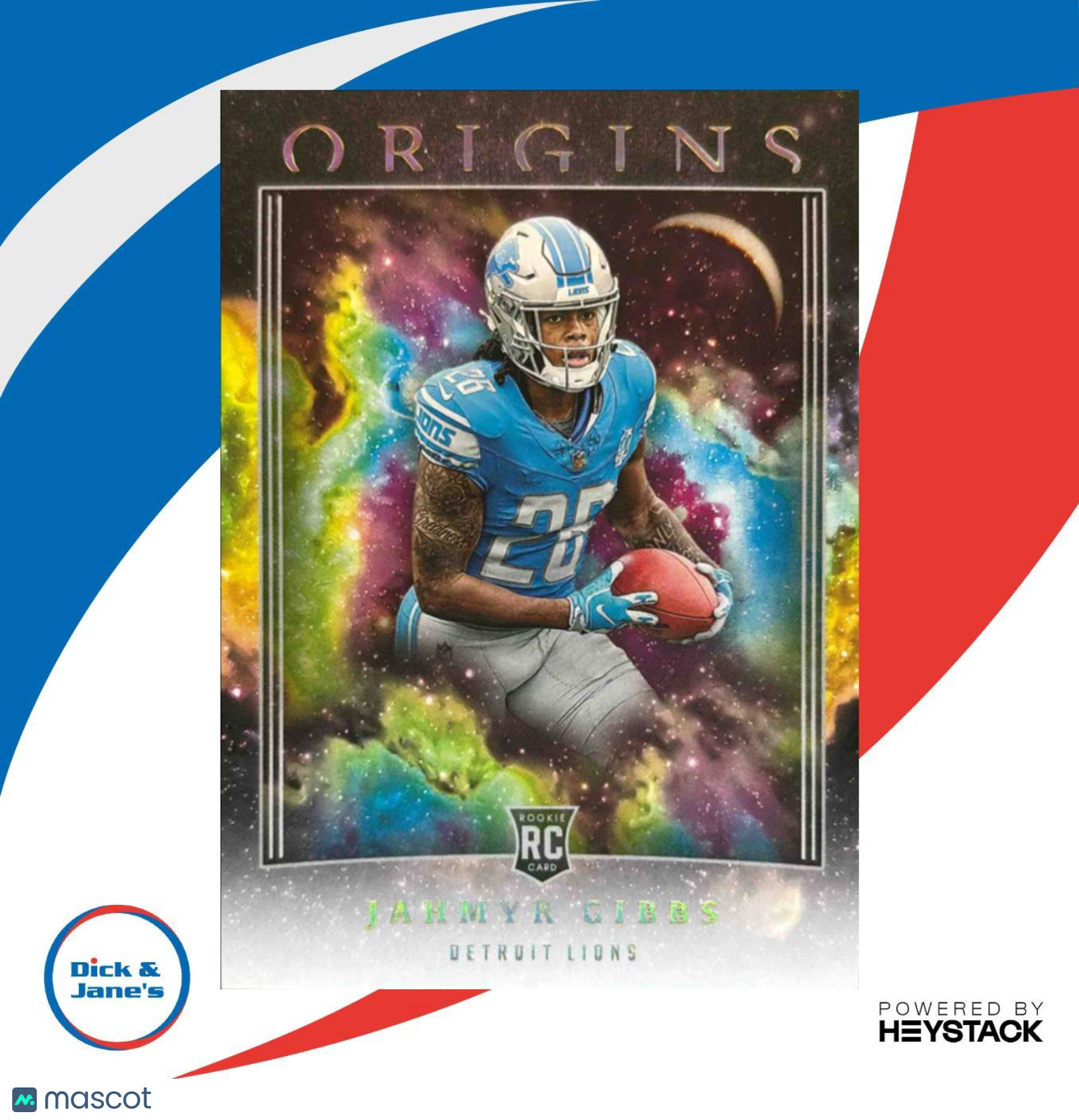 2023 Panini Origins Jahmyr Gibbs #101 RC Detroit Lions - Sports Cards
