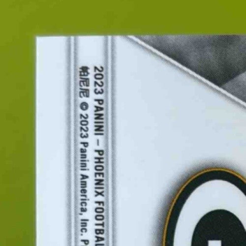 2023 Panini Phoenix Travis Etienne Jr. Aaron Jones Dual Patch Auto Black /10 - Sports Cards