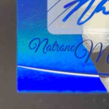 2023 Panini Prestige Natrone Means Xtra Points Signatures Premium Blue /99 Auto - Sports Cards
