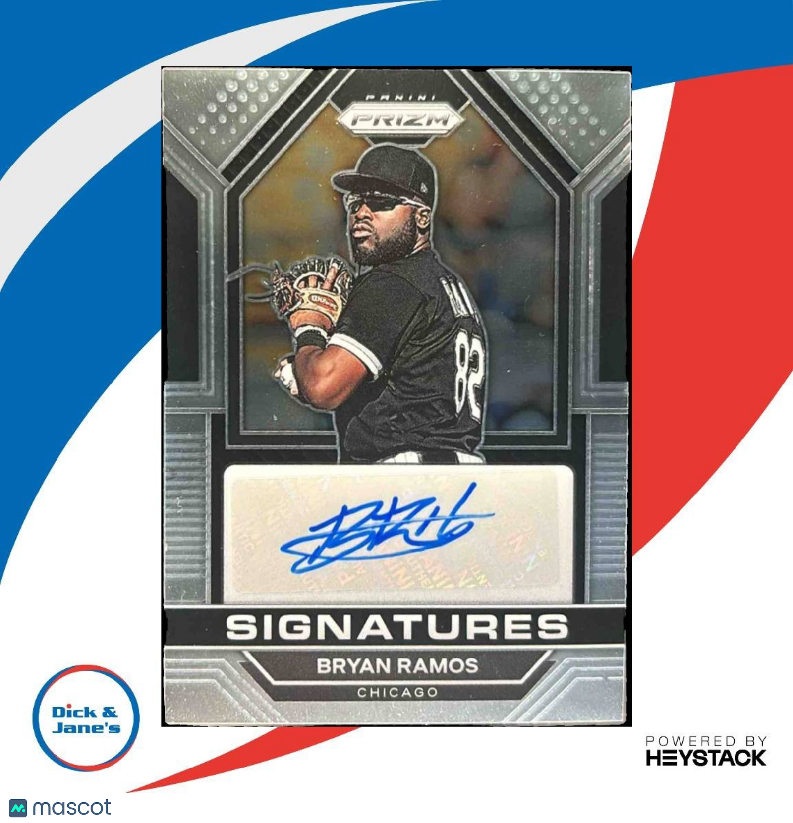 2023 Panini Prizm Bryan Ramos Signatures #SIG-BR Auto Cleveland Guardians - Sports Cards