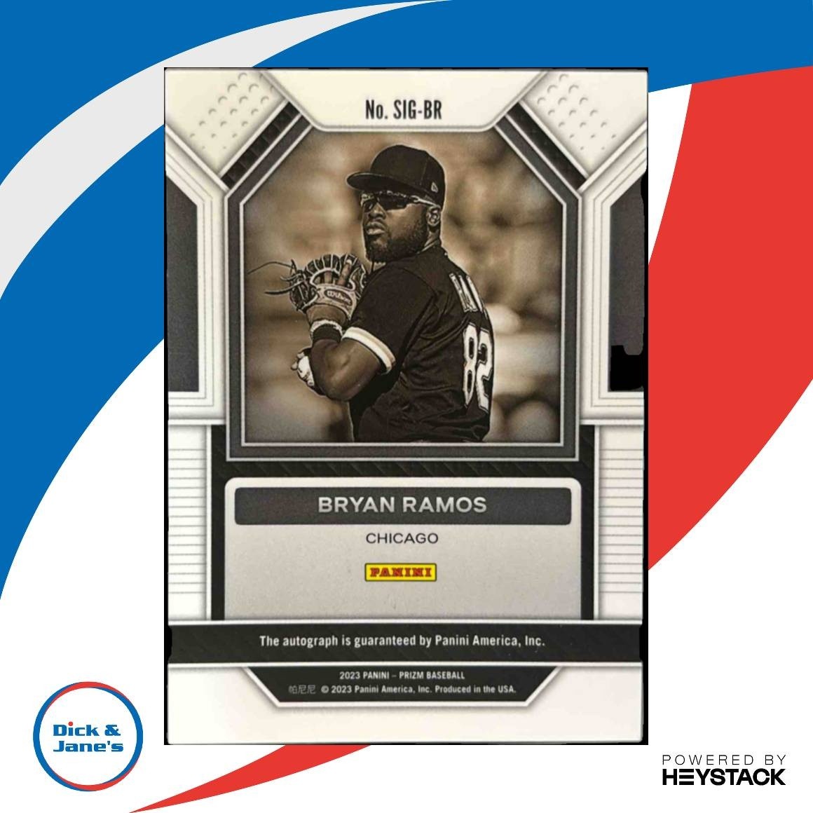 2023 Panini Prizm Bryan Ramos Signatures #SIG-BR Auto Cleveland Guardians - Sports Cards
