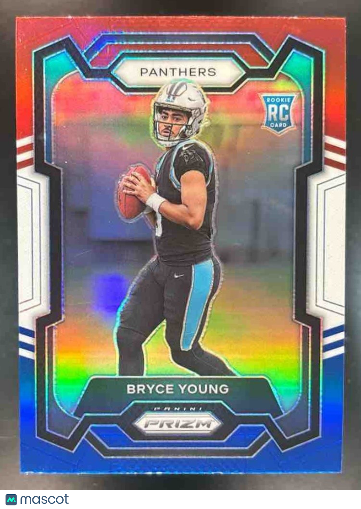 2023 Panini Prizm Bryce Young Red White and Blue #311 RC Carolina Panthers - Sports Cards
