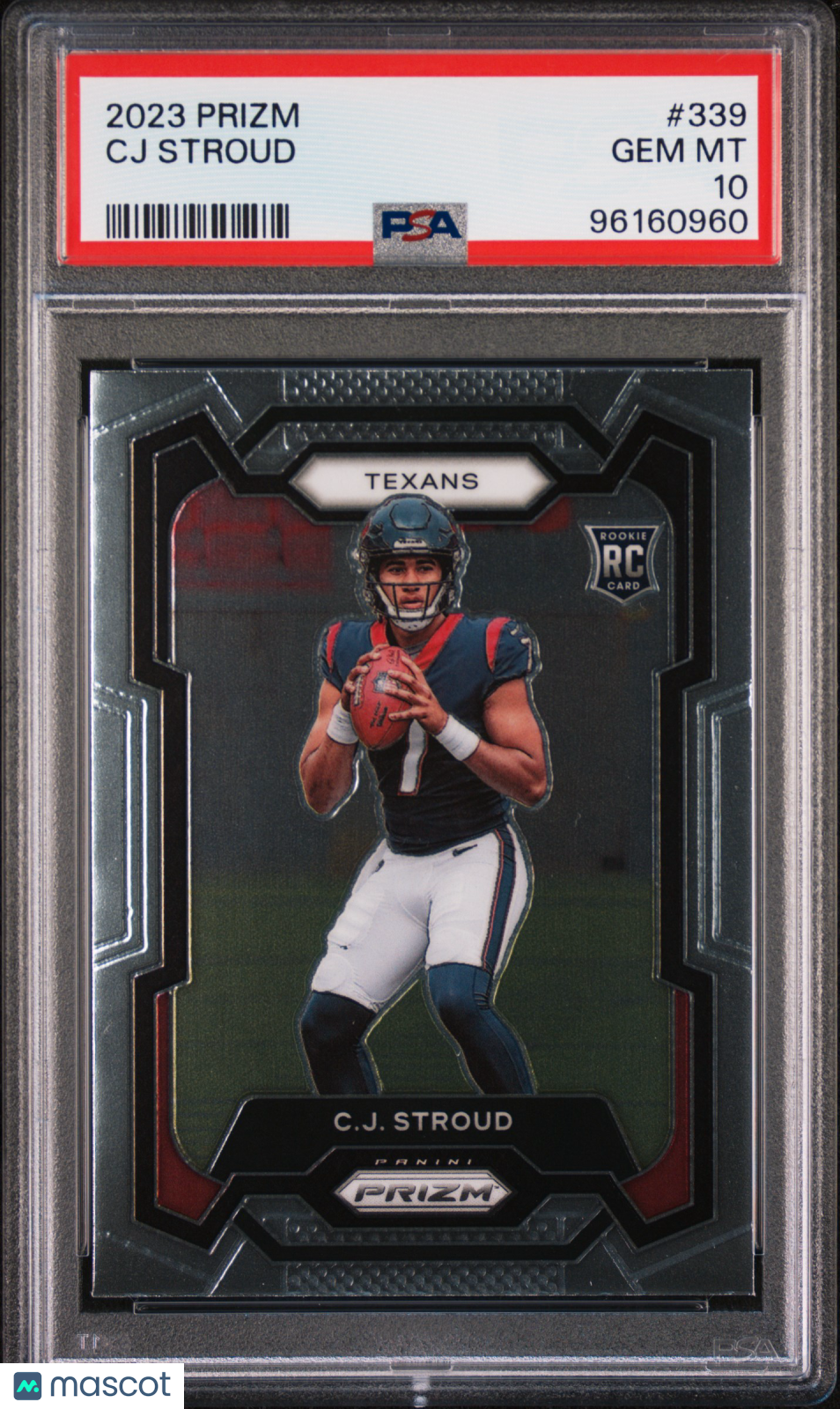 2023 Panini Prizm CJ Stroud Rookie #339 PSA 10 GEM MINT Houston Texans - Graded Sports Cards