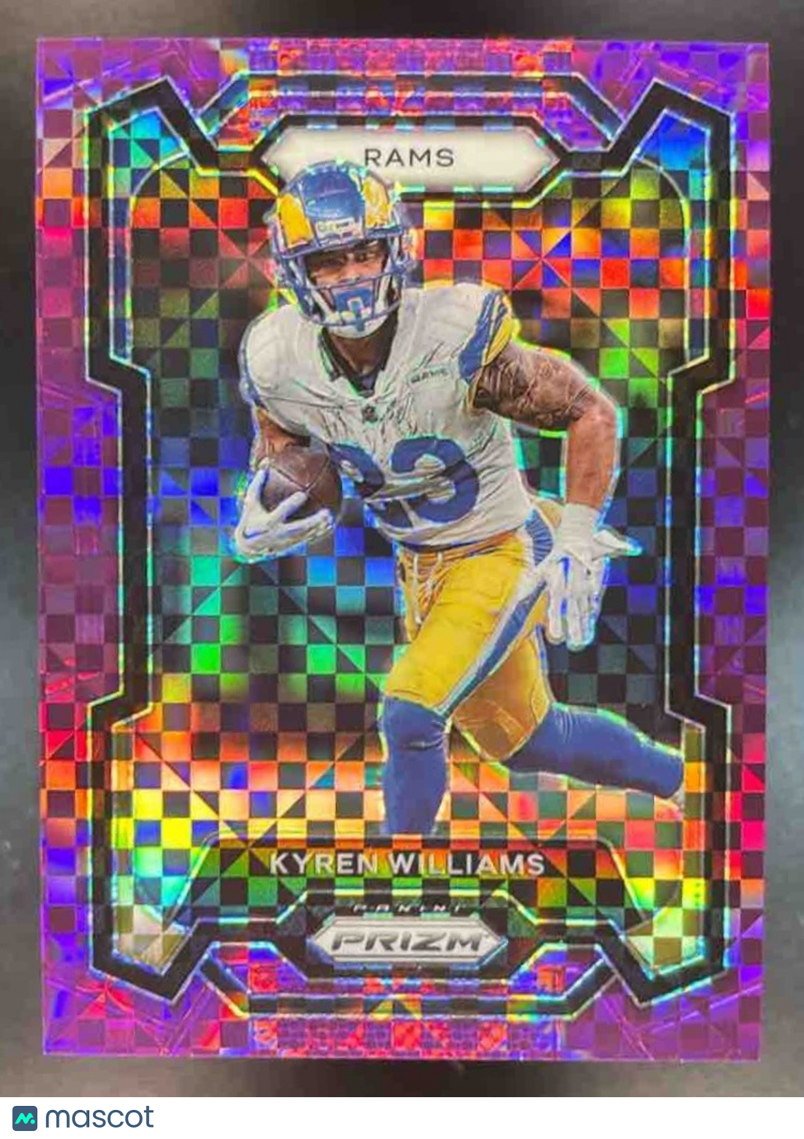 2023 Panini Prizm Kyren Williams Purple Power /49 #167 Los Angeles Rams - Sports Cards