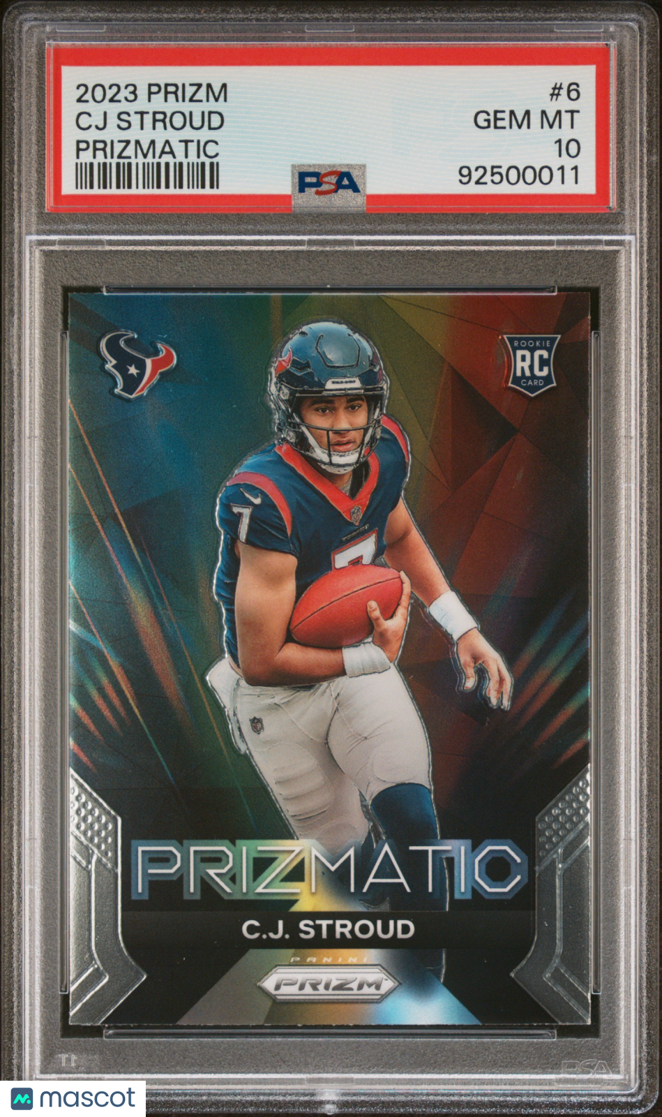 2023 Panini Prizm Prizmatic CJ Stroud Rookie #6 PSA 10 GEM MINT Houston Texans - Graded Sports Cards