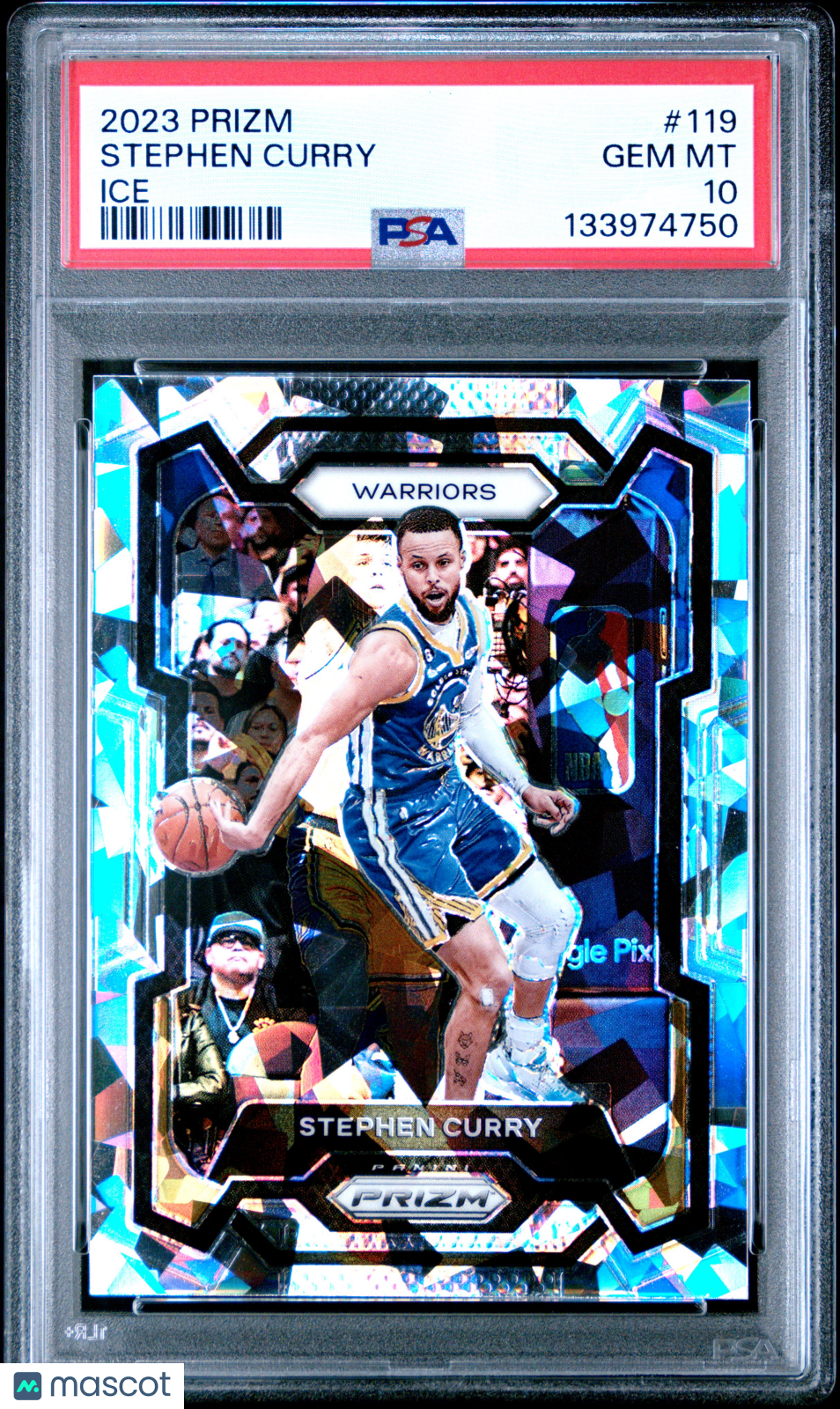 2023 Panini Prizm Stephen Curry Ice #119 PSA 10 GDEM