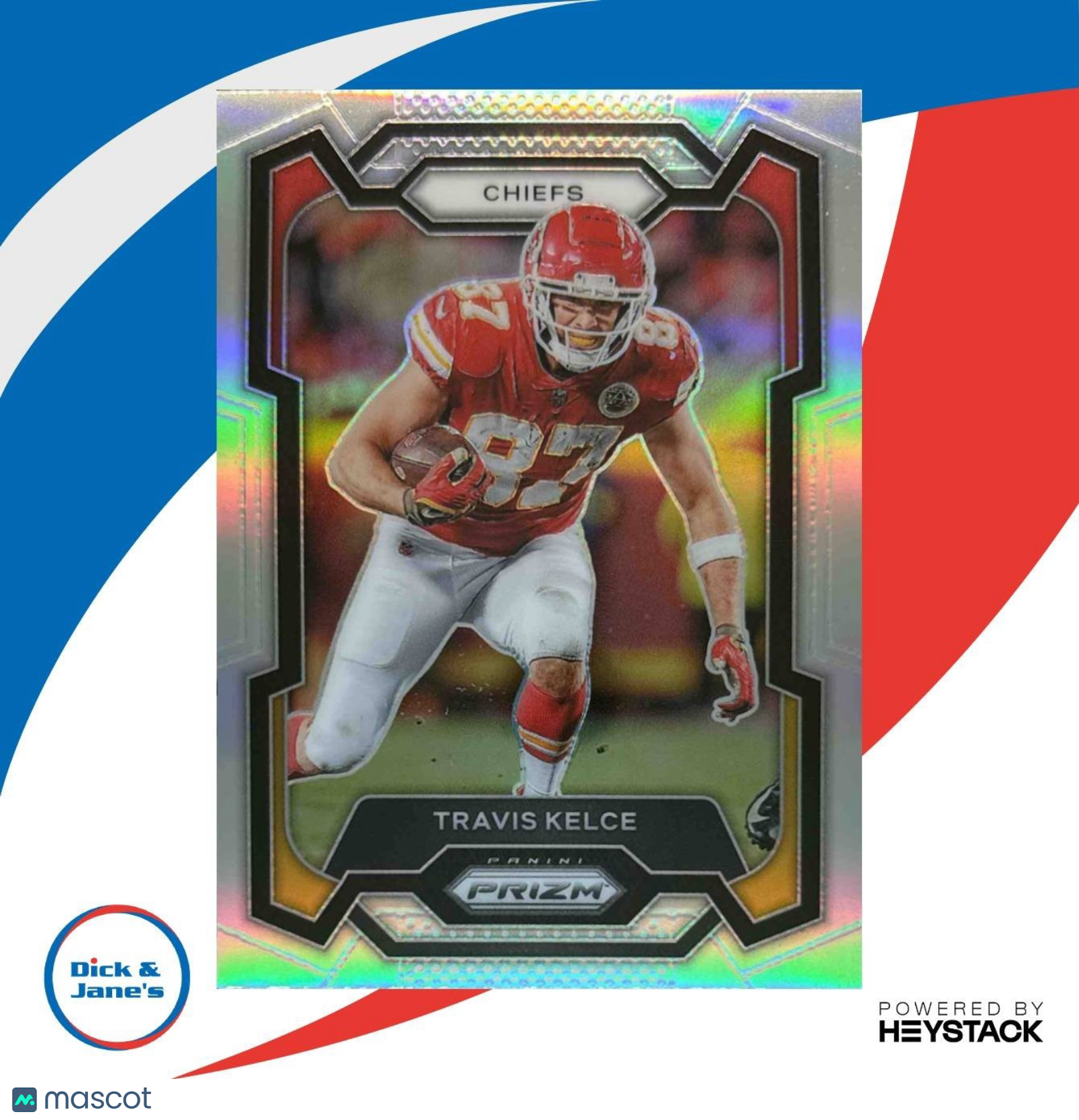 2023 Panini Prizm Travis Kelce Silver #151 Kansas City Chiefs - Sports Cards