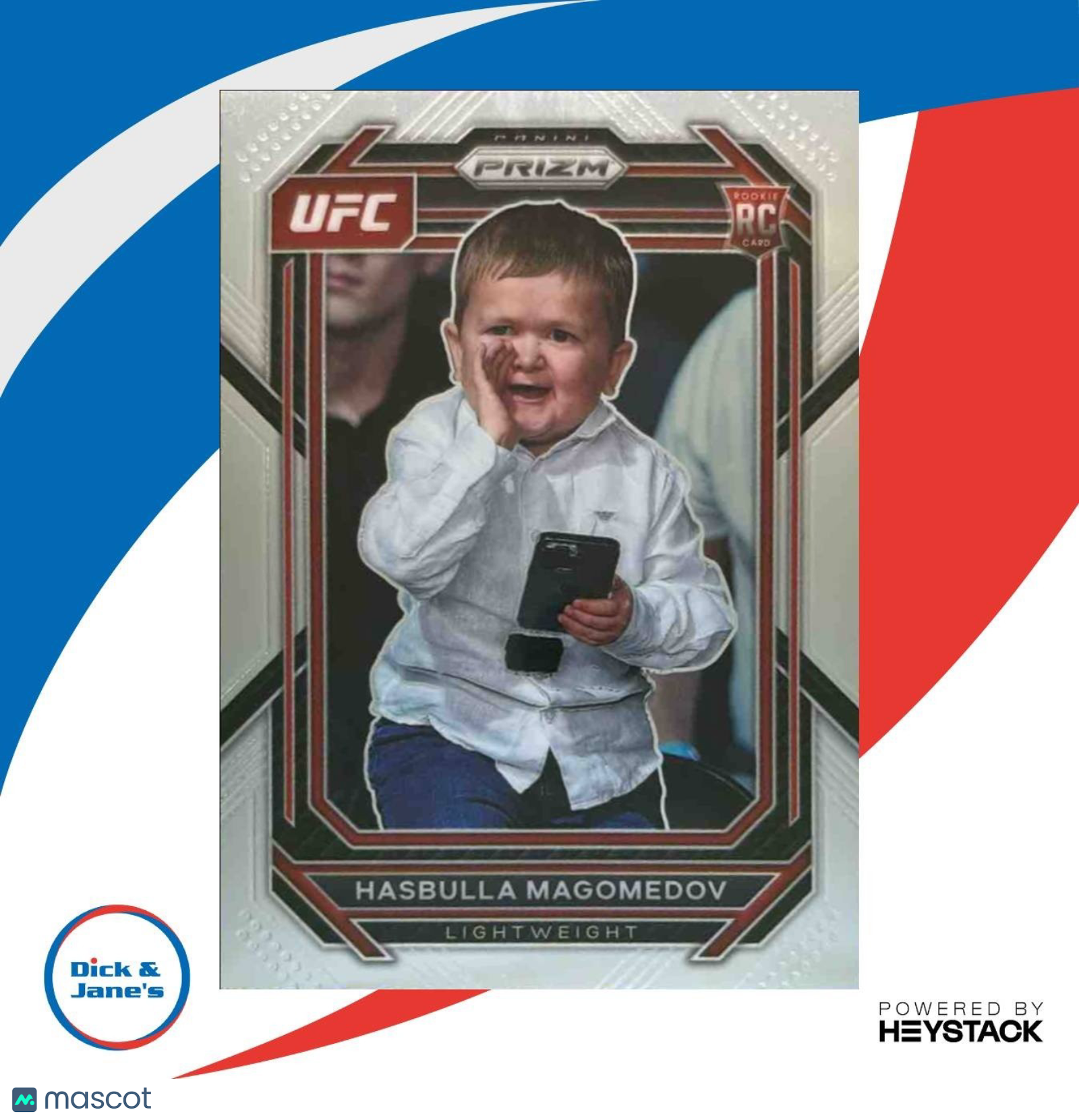 2023 Panini Prizm UFC Hasbulla Magomedov #200 RC - Sports Cards