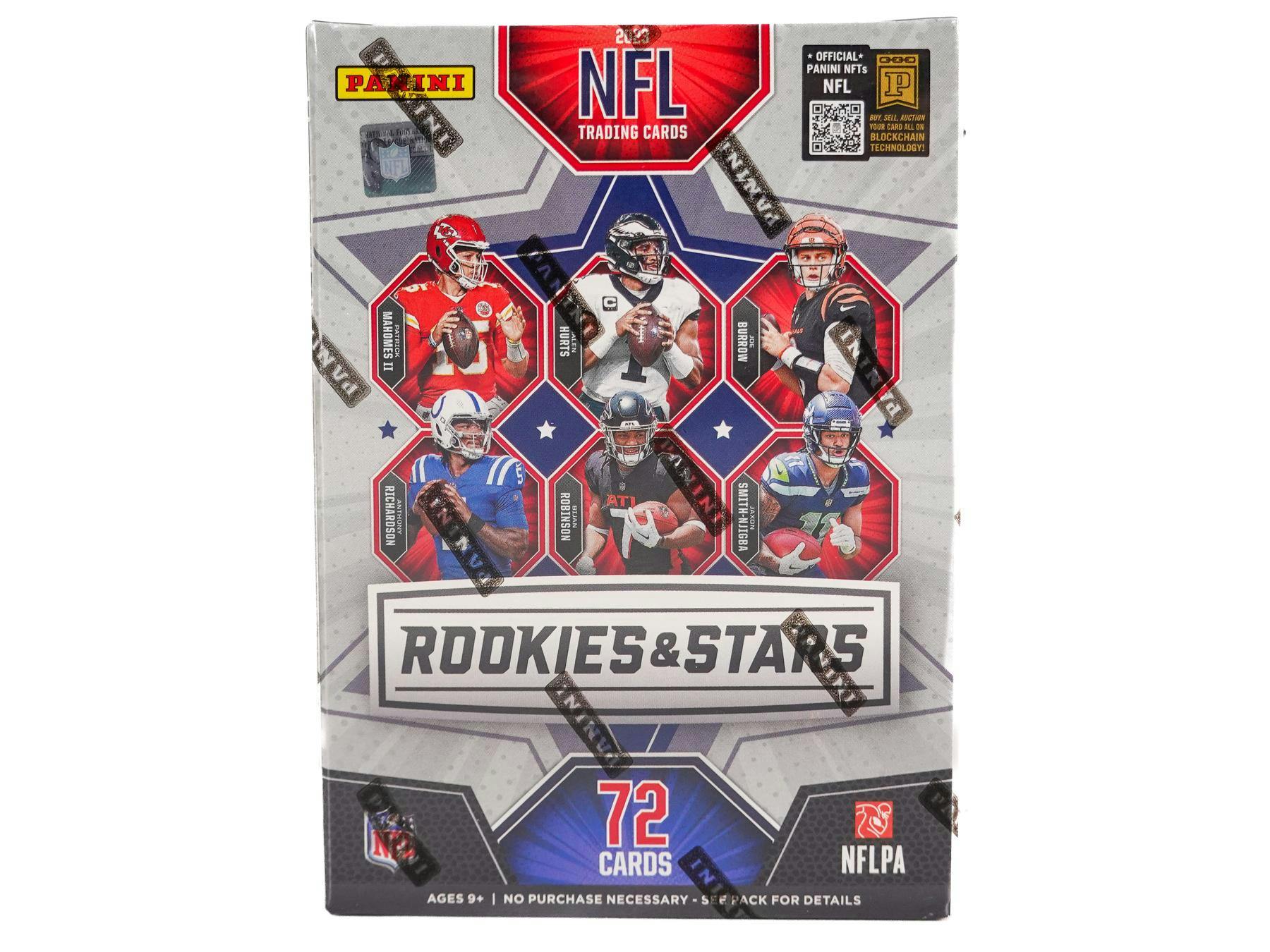 2023 Panini Rookies & Stars Football 6-Pack Blaster Box (1 Auto/Mem) - NFL Blaster