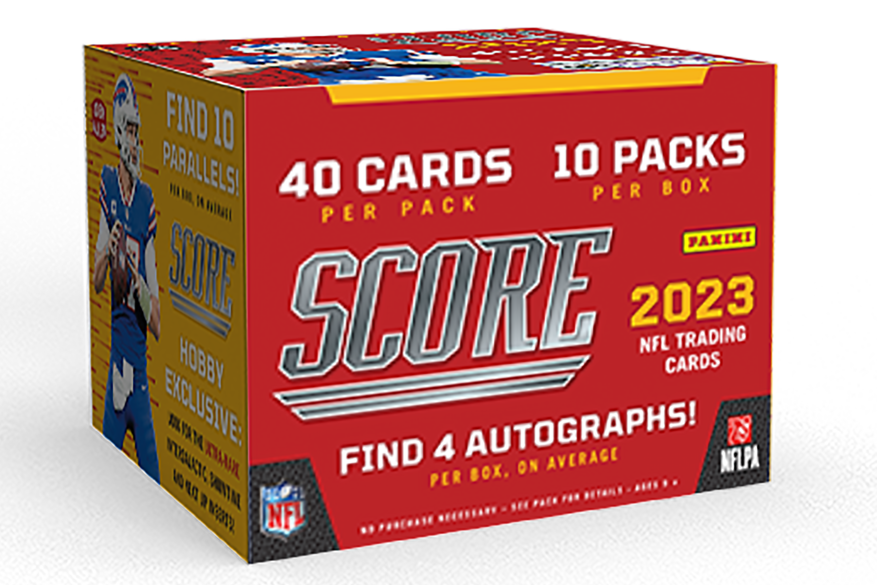 2023 Panini Score Football Hobby Box (4 Autogtaphs) (10 Jumbo Packs) - NFL Blaster