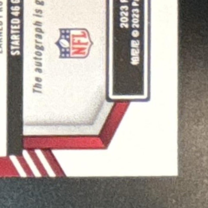2023 Panini Score Tristan Wirfs Signatures #63 Auto Tampa Bay Buccaneers - Sports Cards