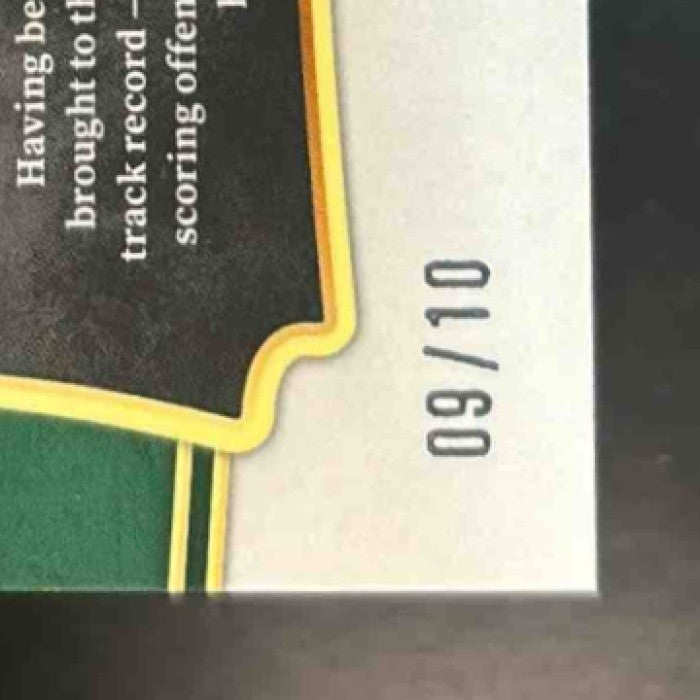 2023 Panini Select Aaron Rodgers Dragon Scale Gold Prizms /10 #375 New York Jets - Sports Cards