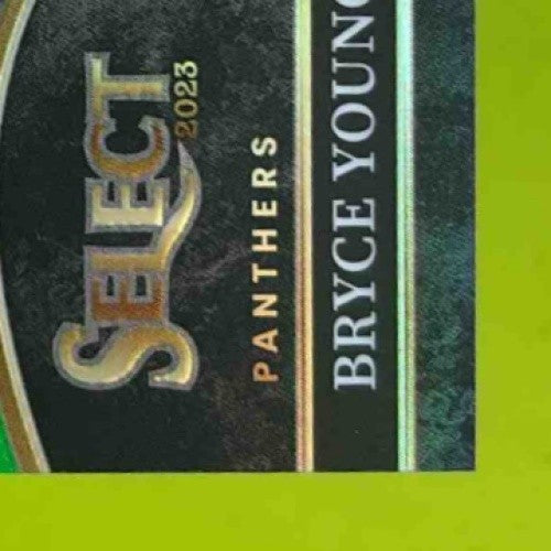 2023 Panini Select Bryce Young Neon Green Prizms Die Cut /499 #291 RC Panthers - Sports Cards