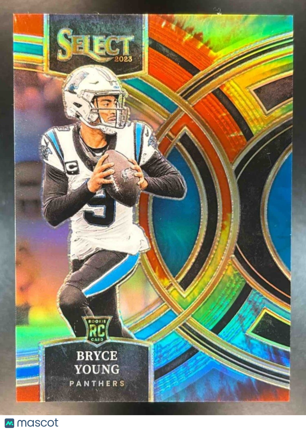 2023 Panini Select Bryce Young Tie Dye Prizms /25 #167 RC Carolina Panthers - Sports Cards