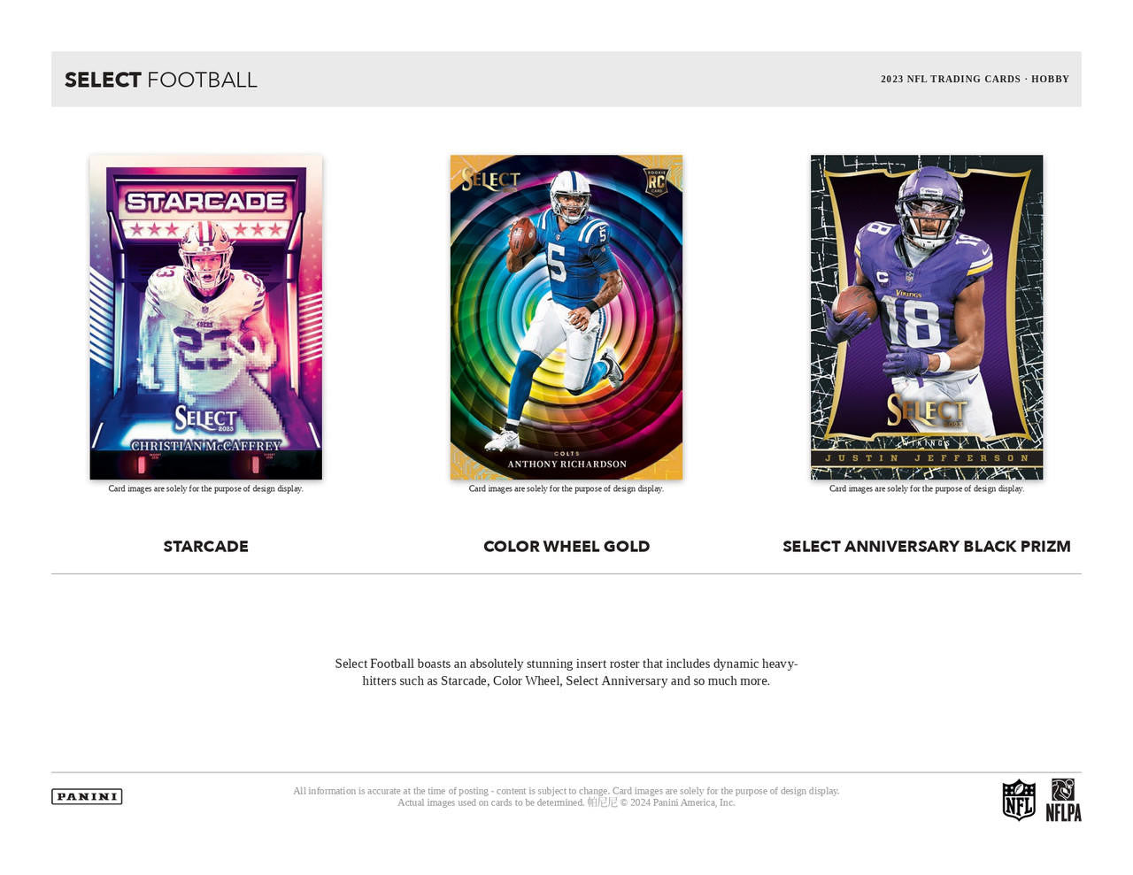 ONE PACK from 2023 Panini Select Football Hobby Box (Feeling Lucky?)